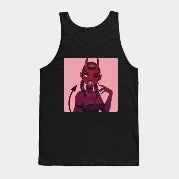 Devil Girl Tank Top by PeppermintKamz